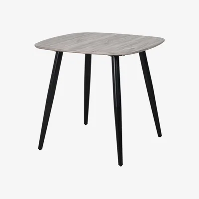 The Range Aspen Dining Set with Sq Grey Oak Effect Table and 4 Duo Plastic Chairs  - Blue
