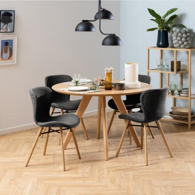 The Range Townsville Dining Table and Batilda Dining Chair Set - Oak