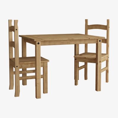 The Range Corona 2 Seater Dining Set - Pine