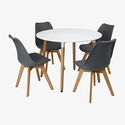 The Range Kosy Koala Round Wooden Dining Table With 4 Chairs