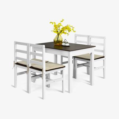 The Range 5 Pieces Dining Table Set for 4 - Brown