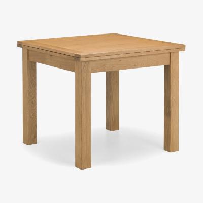 The Range Astoria Flip-Top Table and Astoria Chairs Set - Brown / 1 Table and 4 Chairs