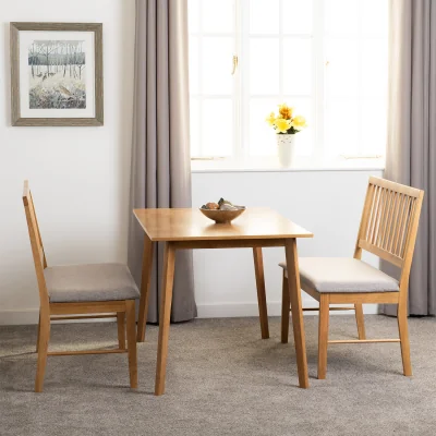 The Range Austin Dining Bench Set  - Oak Effect