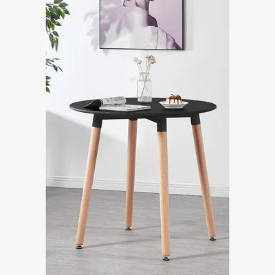 The Range Round Lorenzo Dining Set with a Table and Set of 2 Chairs - Grey