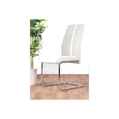 The Range Selina Round Dining Table With Two Lorenzo Chairs - White