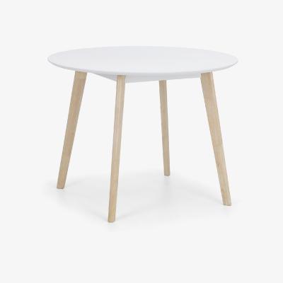 The Range Casa Round Table and Chairs Set - White