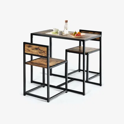 The Range Costway 3 Piece Dining Set-Antique - Antique