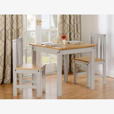 The Range Ludlow Dining Set With Two Chairs Grey - Grey