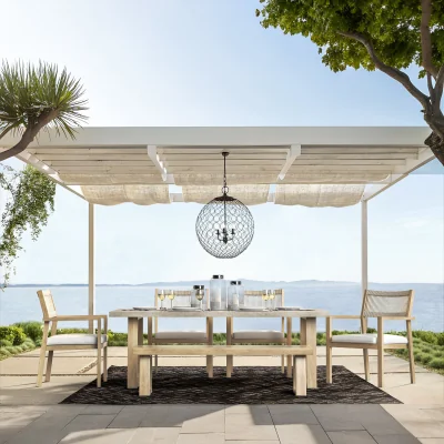 The Range Ottilie Dining Set - Neutral
