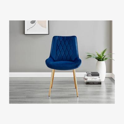 The Range Giovani Round Black Large 120cm Table 4 Pesaro Gold Leg Chairs - Blue