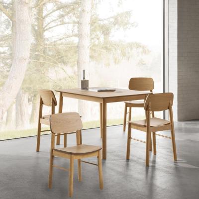 The Range Barlow Dining Table and Chair Set - Matt Oak