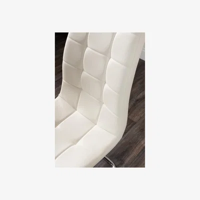 The Range Sorrento 4 White Dining Table  4 Murano Chairs Set - White