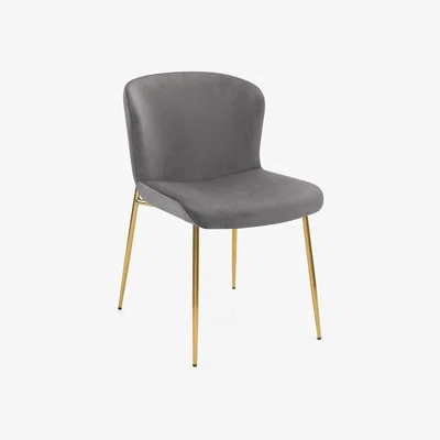 The Range Set Of 2 Harper Dining Chairs - Grey - Grey