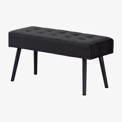 The Range Dining Table and 2 Bex Grey  Chairs With Black Bench - Grey