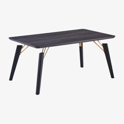 The Range Soho Cosmo LUX Dining Set Include a Table and 6 Velvet Upholstered Chairs - Blue