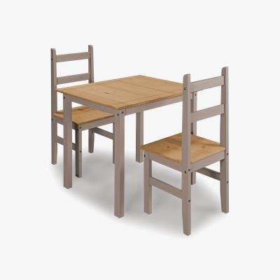 The Range Corona Dining Table Set 2 Seater  - Grey