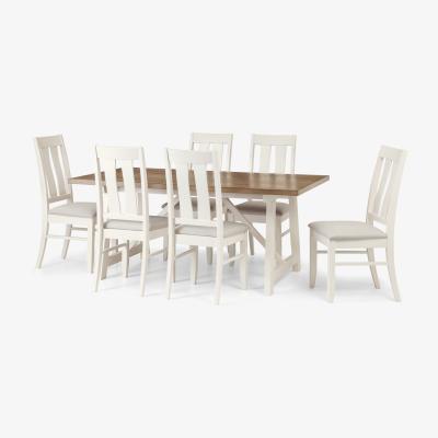 The Range Pembroke Dining Table and 6 Chair Set