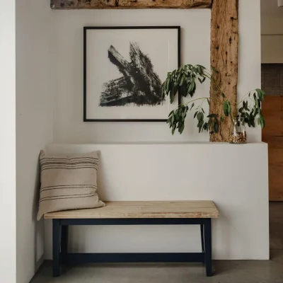 The Range Florence Dining Table Bench 120cm - Navy Blue