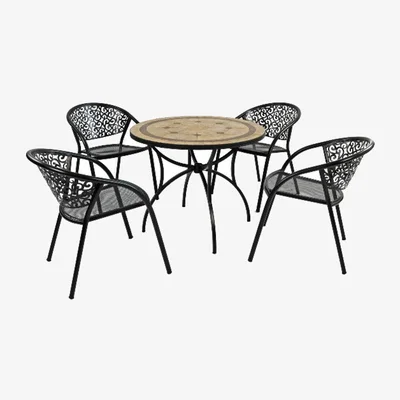 The Range Richmond Dining Set With Four Florence Chairs