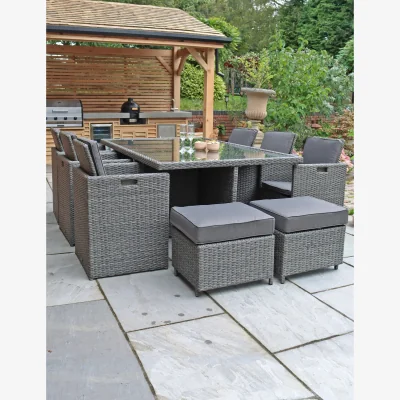 Royal Craft Paris 10 Seater Cube Dining Set