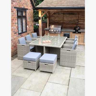 Royal Craft Wentworth 10 Seater Cube Dining Set
