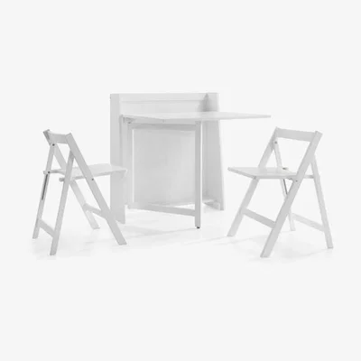 Teddy Beau Julian Bowen Helsinki Compact Folding Dining Sets / White