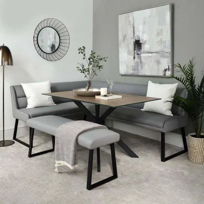 Woods Furniture Paulo 135cm Table Dining Bundle - Right Hand Facing