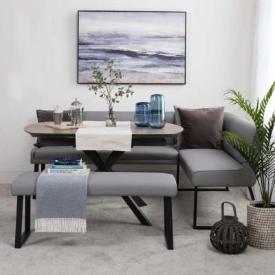 Woods Furniture Paulo Motion Table Dining Bundle - Left Hand Facing