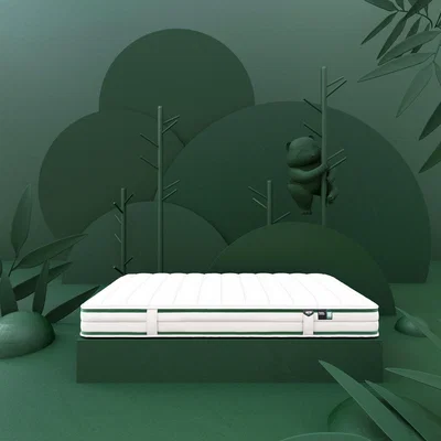 Dunelm Jay-Be Natural Bamboo E-Pocket Kids Mattress White