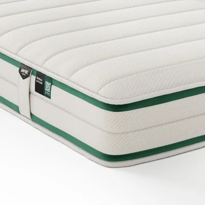 Happy Beds Jay-Be - Single - Natural Fresh Bamboo e - Pocket Pocket Spring Children's Mattress - Fabric - Vacuum Packed - 3ft