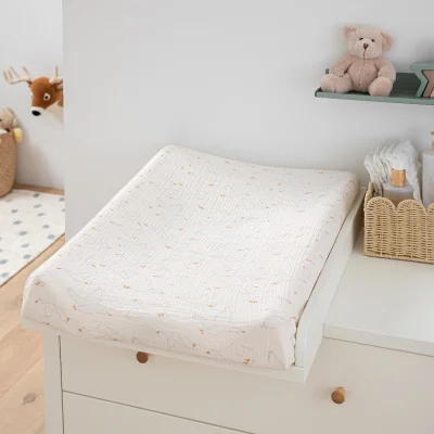 La Redoute Set of 2 Wildoy Mattress Covers in Cotton Gauze