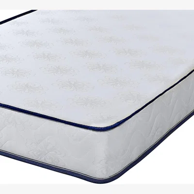The Range Black & White Flattop Budget Mattress - White & Black / Junior