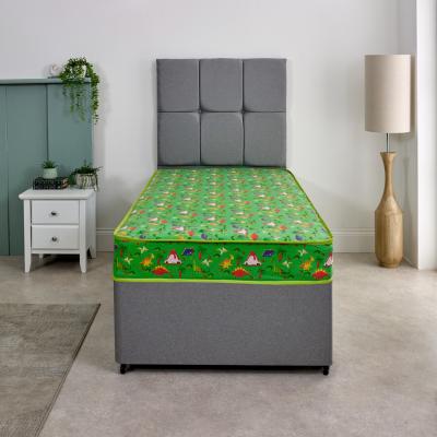The Range Dreamy Dinosaur Kids Fantasy Open Coil Spring Mattress - Green