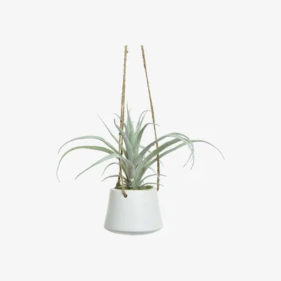 Barker and Stonehouse Artificial Long Leafed Hanging Potted Succulent Plant