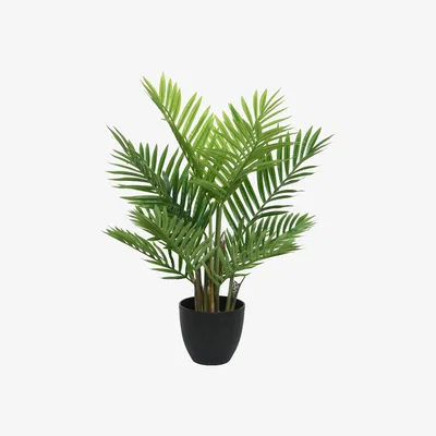Barker and Stonehouse Faux Palm Tree, Green | Barker & Stonehouse