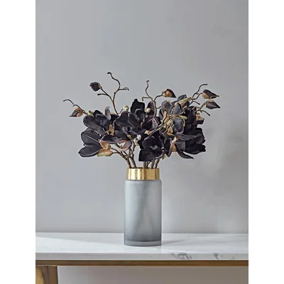 Cox and Cox Six Deep Burgundy Magnolia Stems
