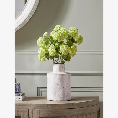 Cox and Cox Three Sumptuous Faux Snowball Sprays - Green