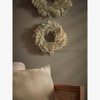 Cox and Cox Mixed Dried Grass Wreath - Small