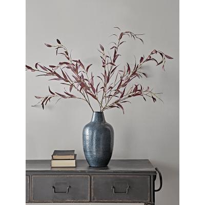 Cox and Cox Three Slim Eucalyptus Sprays - Burgundy