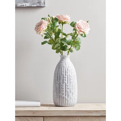 Cox and Cox Three Faux Rose Sprays - Blush