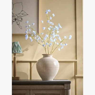 Cox and Cox Three Faux Campanula Sprays - Soft Blue