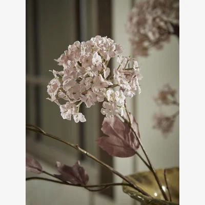 Cox and Cox Three Faux Snowball Sprays - Mauve