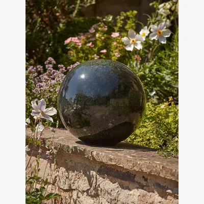 Cox and Cox Olive Glazed Orb - Small