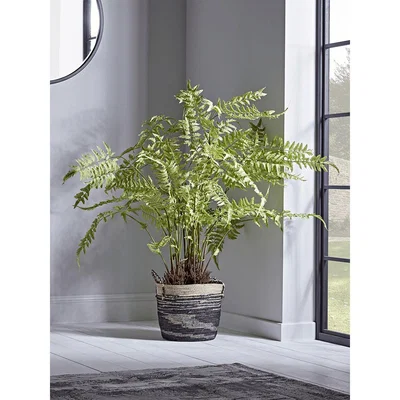 Cox and Cox Faux Potted Fern Tree