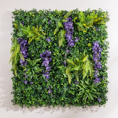 Christow Artificial Wisteria Living Wall Panels - 1m x 1m