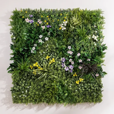 Christow Artificial Spring Bloom Living Wall Panels - 1m x 1m