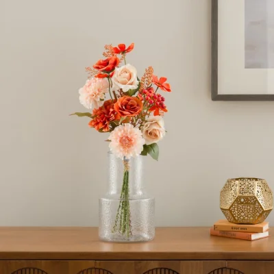Dunelm Artificial Autumnal Large Rose Bouquet