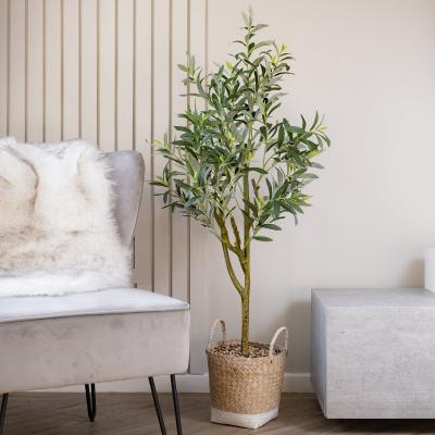 Dunelm Olive Tree in Basket 140cm Green