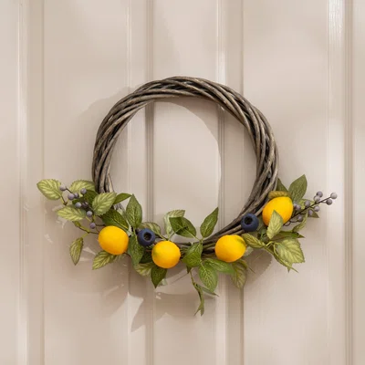 Dunelm Artificial Lemon & Berry Twisted Base Wreath