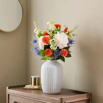 Dunelm Artificial Freya Peony & Rudbeckia Bouquet